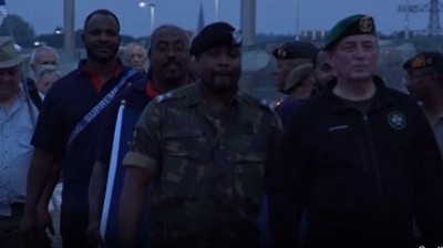 Sunset March in teken van het KNIL